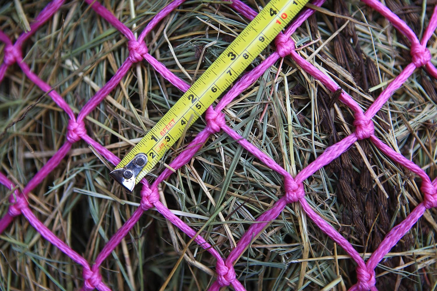 Classic Slow Hay Feeder Hay Nets, 40" Length with 2" Holes, Horse Supplies Hay Bags for Horses, Goat Feed