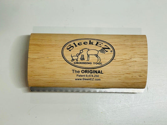 SLEEKEZ 5 Inch Deshedding Grooming Tool for Dogs Cats& Horses Brush